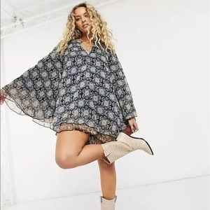 Free People Gabi Printed Tunic Dress